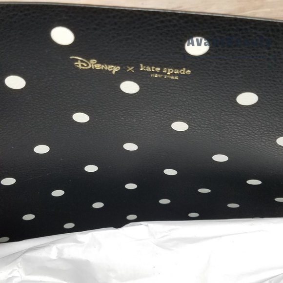 disney x kate spade new york white minnie mouse tote bag Reversible Black white - Picture 13 of 13